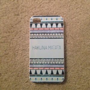 Hakuna Matata iPhone 4/4s case