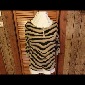 Zebra print blouse