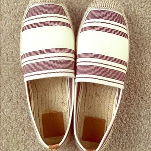Tory Burch STRIPE ELASTIC ESPADRILLE