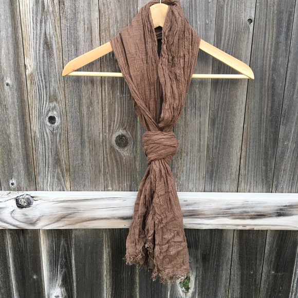 Brown scarf