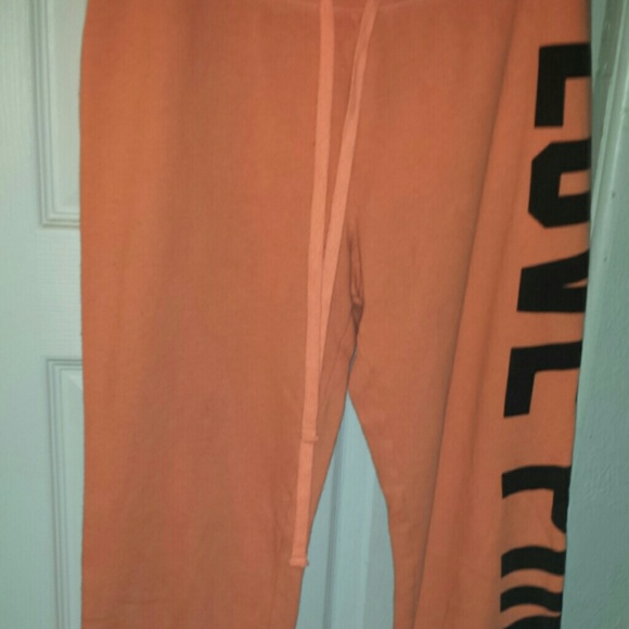 Victoria's Secret Love Pink Fleece Sweats Flare M
