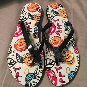 Coach Poppy Thong Flip Flops