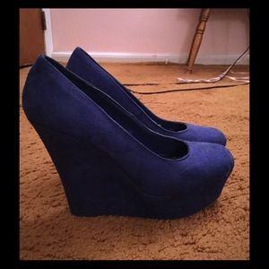 Cobalt Blue Wedges