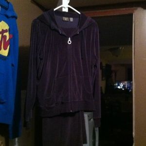 Velour suit from Mountain Lake