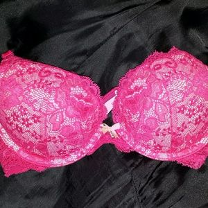 Bright Pink Push Up VS Bra