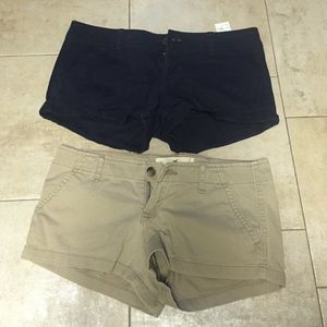 Hollister shorts - blue and khaki