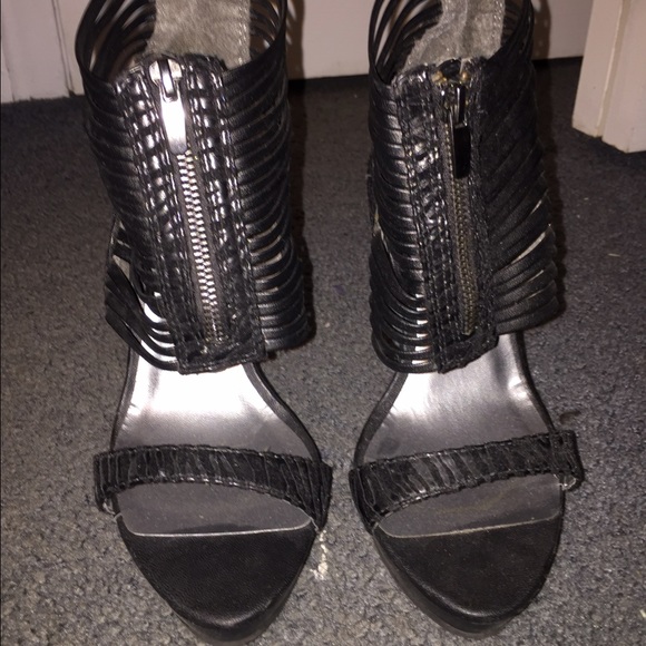 Black stilettos