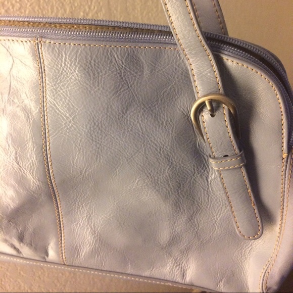 Periwinkle Franco Sarto shoulder purse - Picture 2 of 3