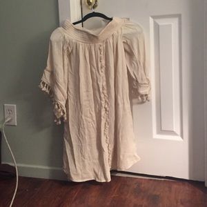 Boho creme dress