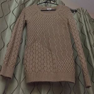Brown knit sweater