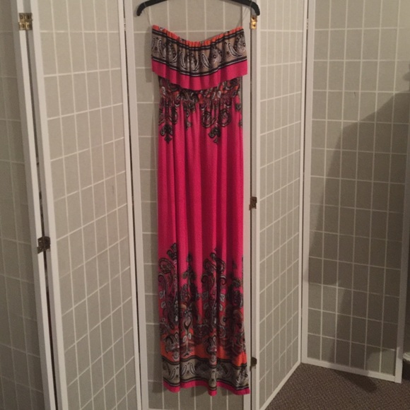 Strapless Maxi Dress