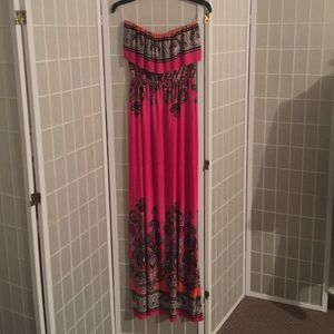 Strapless Maxi Dress