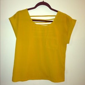 Forever 21 mustard yellow T-shirt