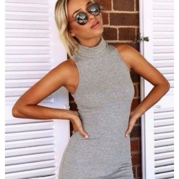 WINDSOR Dresses & Skirts - Midi gray dress