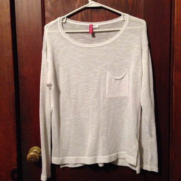basic white lightweight sweater - Picture 1 of 1