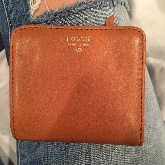 Fossil leather wallet