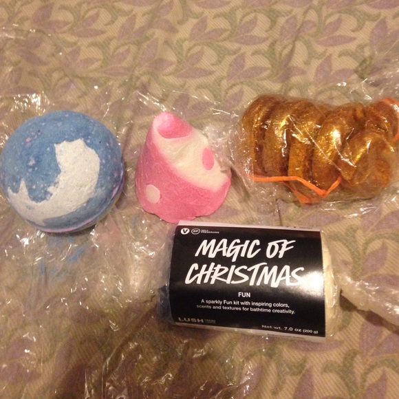 Christmas lush bath bundle