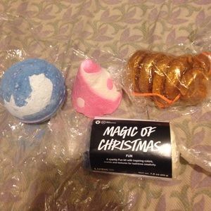 Christmas lush bath bundle
