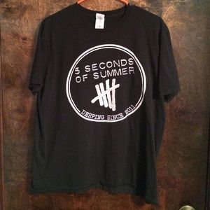 5 Seconds of Summer 5SOS Tour tshirt