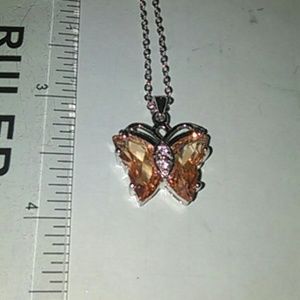 Necklace butterfly with chain