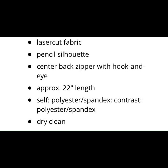 Gianni Bini Laser Cut Skirt - Picture 3 of 3