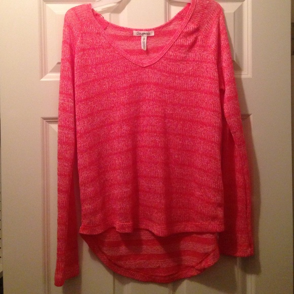 Coral sweater
