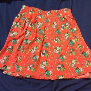 Forever 21 Floral Skirt!