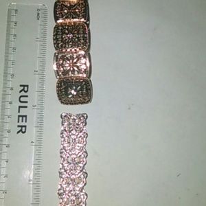 Two stretch bracelets