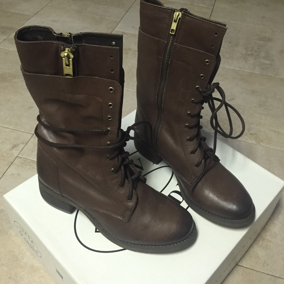 Steve Madden Leader Brown Boots