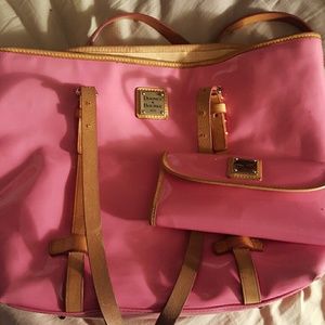 PINK DOONEY AND BOURKE WITH MATCHING WALLET?