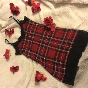 Plaid tank top