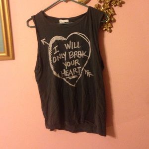 l"I will only break your heart" tee