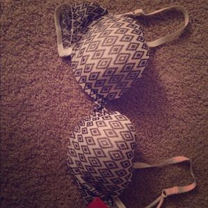 Size 36D bra with tribal pattern