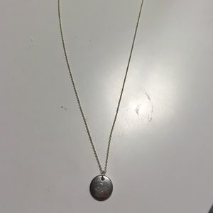 Tiffany & Co "C" initial necklace