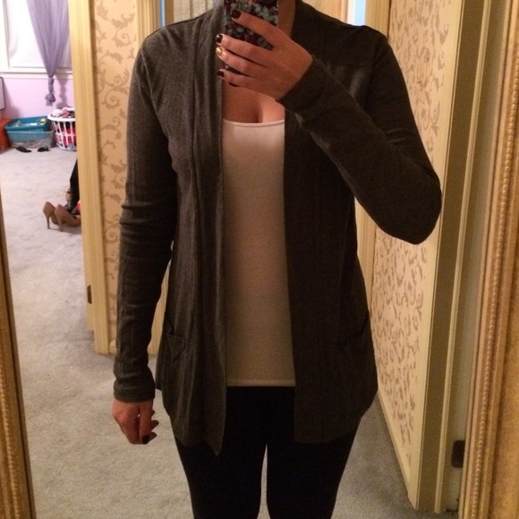 J. Crew Gray Open Cardigan - Picture 4 of 4