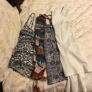Cute tank tops 1 strapless bundle!