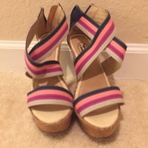 Brand New wedges, multi color