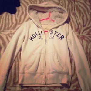 Fuzzy Hollister jacket
