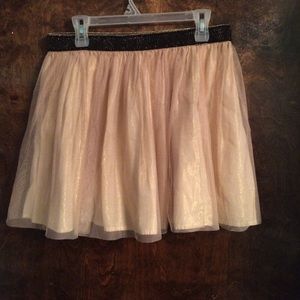 Gold and Black sparkly skirt
