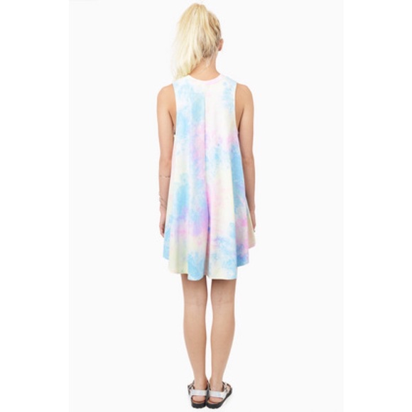🆕Tobi Peace & Love tie dye mod neck dress - Picture 4 of 4