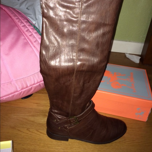 Brown Cathy Jean riding boots