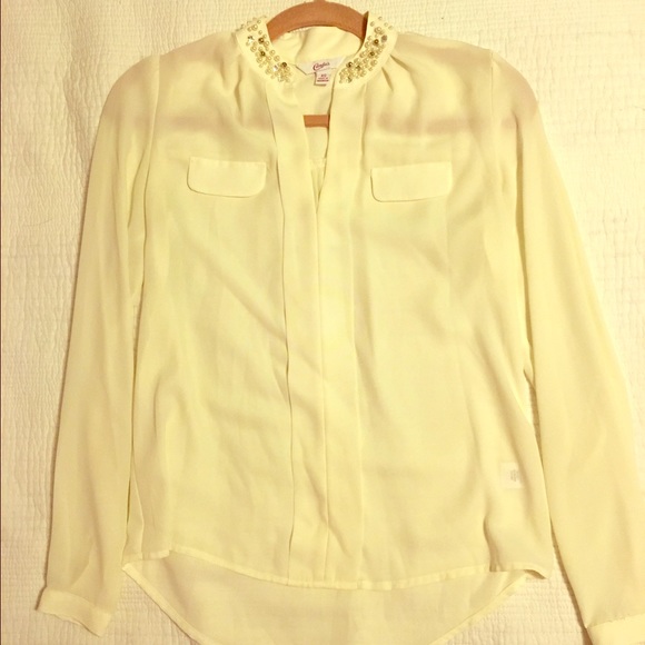 SOLD Candies Ivory Blouse