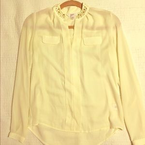 SOLD Candies Ivory Blouse