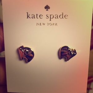 Kate spade lucky elephant earrings!