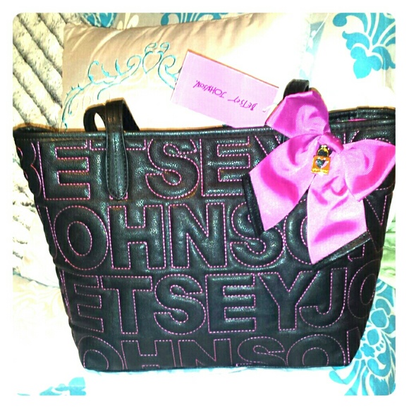 For @amybabi Betsey Johnson signature tote