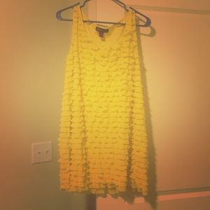 Ruffles Yellow Tunic-2x