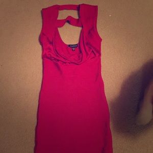 Red Bebe dress