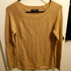 Amber yellow knit sweater