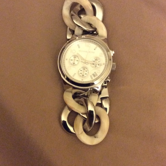 Michael Kors Runway Twist Alabaster Watch MK4263