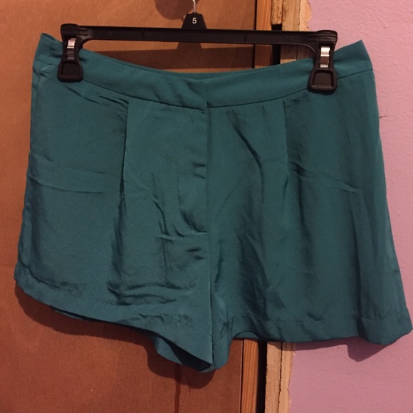 Teal shorts